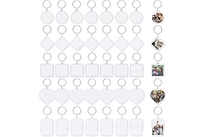 Personalized Acrylic Photo Frame Keychain with DIY Custom Inserts