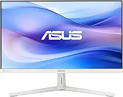ASUS Monitor de cuidados com os olhos 1080P (VU249HFI-W) de 24 polegadas (60,5 cm visível) - Full HD, IPS, 100Hz, SmoothMotion, sincronização adaptativa, nano-íon, Eye Care Plus, VESA montado na