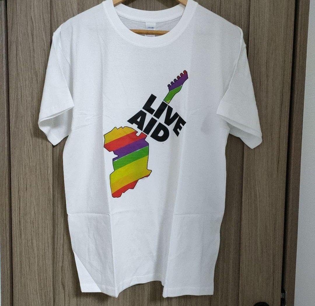 【値下げ】Vintage 80s ライブエイドTシャツ 値下げ】Vintage 80s ライブエイドTシャツ