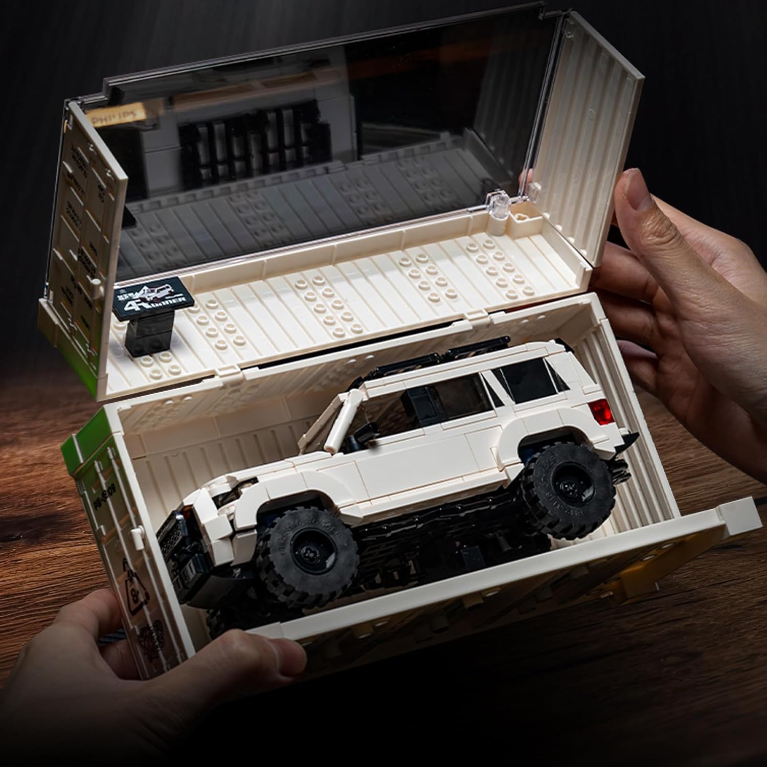 4Runner SUV SR5PRO Car Building with Container Display Box(540PCS) Adult Collectible Model Cars Kits to Build,Compatible with for Ages 8-16 Boys Kids Hobbyist&Collector - Image 6