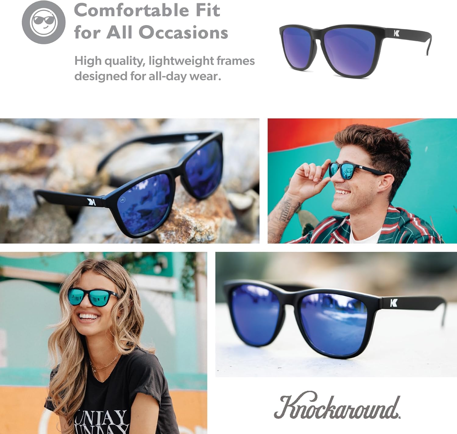 Knockaround Classics Polarized Sunglasses for Men & Women - UV400 Protection - Image 6