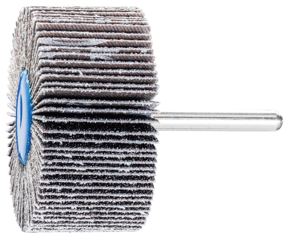 PFERD 45491 Mounted Flap Wheel, Silicon Carbide SiC, 2" Diameter x 1" Length, 1/4" Shank, 60 Grit, 23000 Max RPM (Pack of 10)