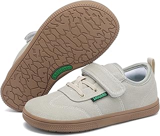 Barfußschuhe Jungen Breite Barfuß Sneaker mit Zero-Drop-Sohle für Outdoor & Indoor,Gr.25-35