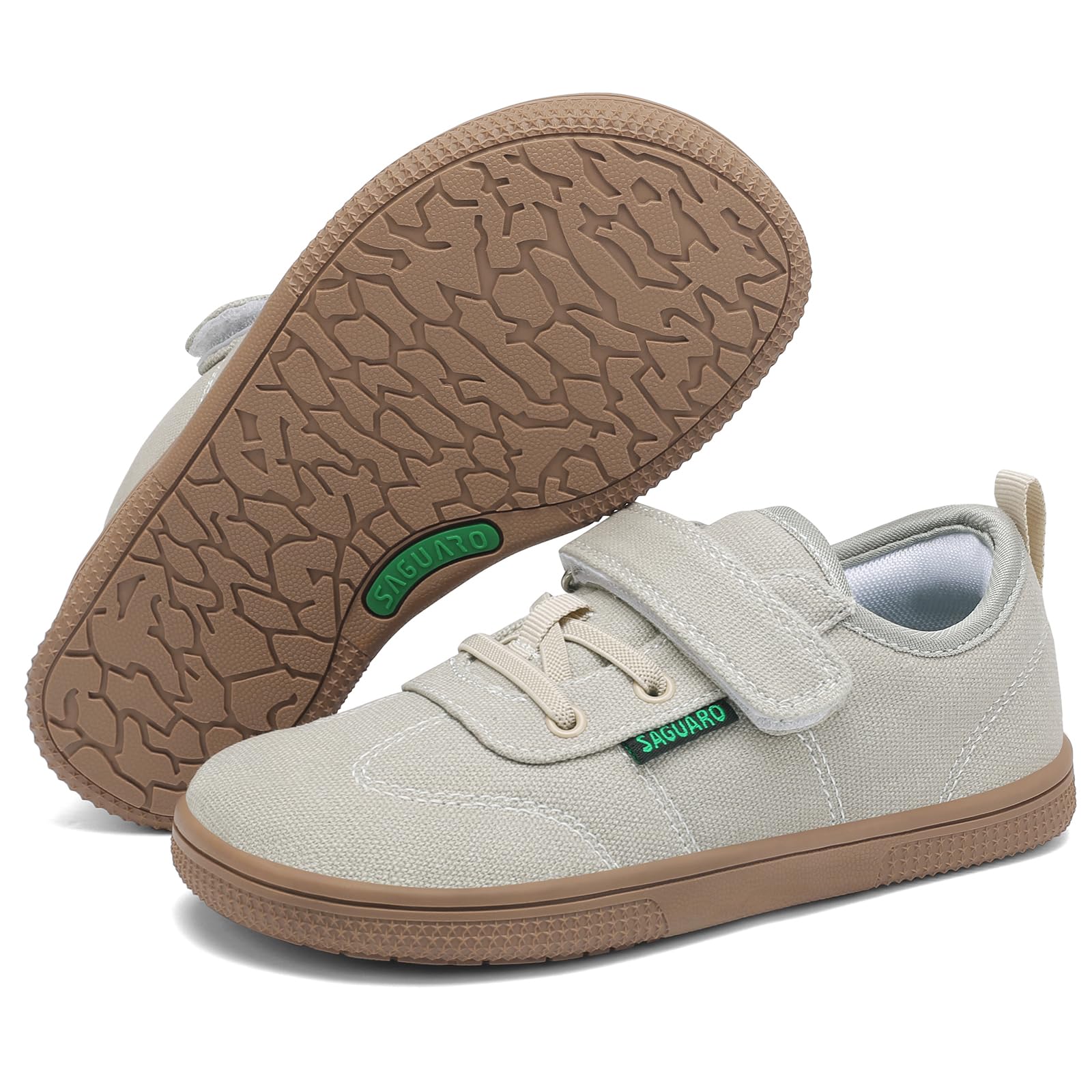 SAGUARO Zapatillas Barefoot NiƱa Deportivas Respetuosas con Puntera Ancha y Suela Zero Drop,Gr.25-35