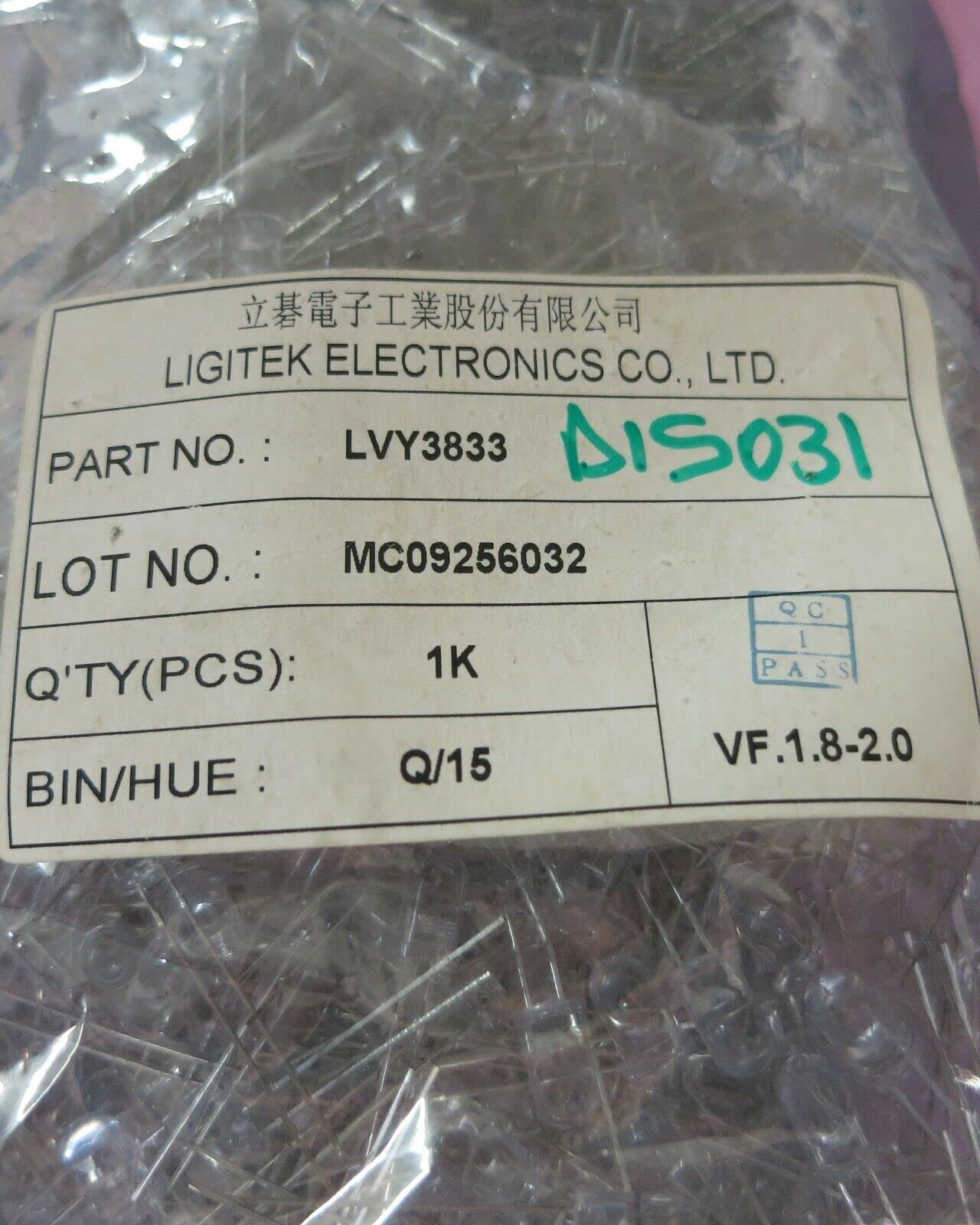 5 PCS lVY3833 LIGITEK ** US Stock **