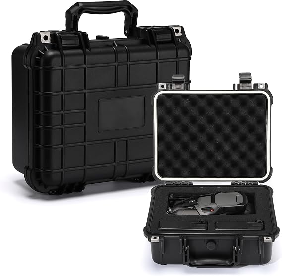 Mayouko Waterproof Plastic Toolbox with Foam Insert, 13.4
