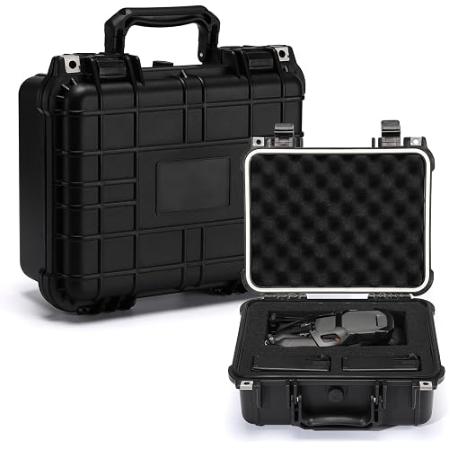 Mayouko 13.4" Waterproof Plastic Toolbox with Foam Insert, 13.4" x 11.6" x 6", IP67 Lockable Storage Box, Customizable Foam, Shockproof Hard Case Weatherproof Container, Protective Hard Camera Case