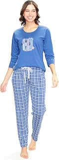 LOTIK Women's Cotton chex Print Top & Payjama Full Sleeve Nightsuit Set Price In India