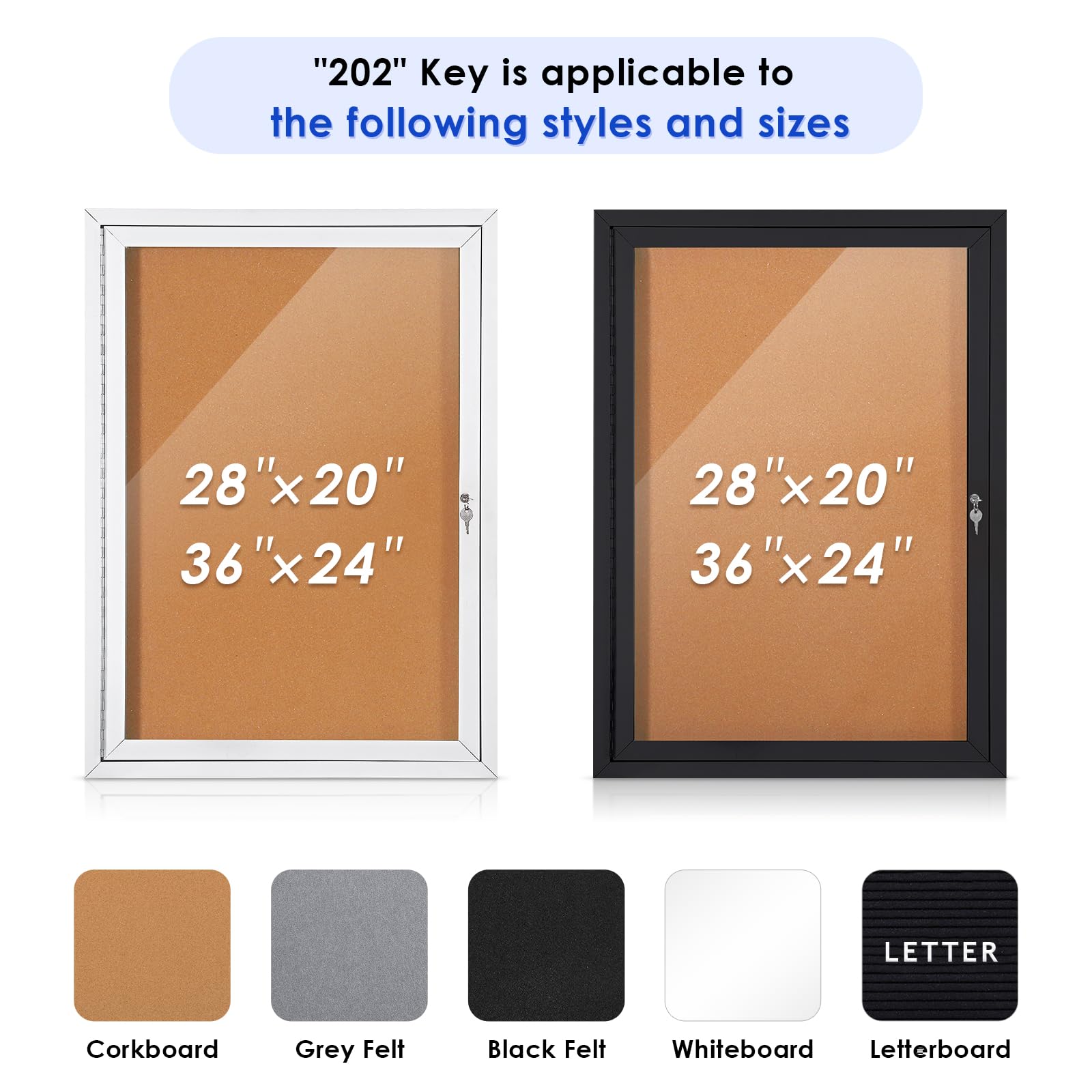 Amazon.com: Swansea 202 Replacement Keys for Outdoor Bulletin