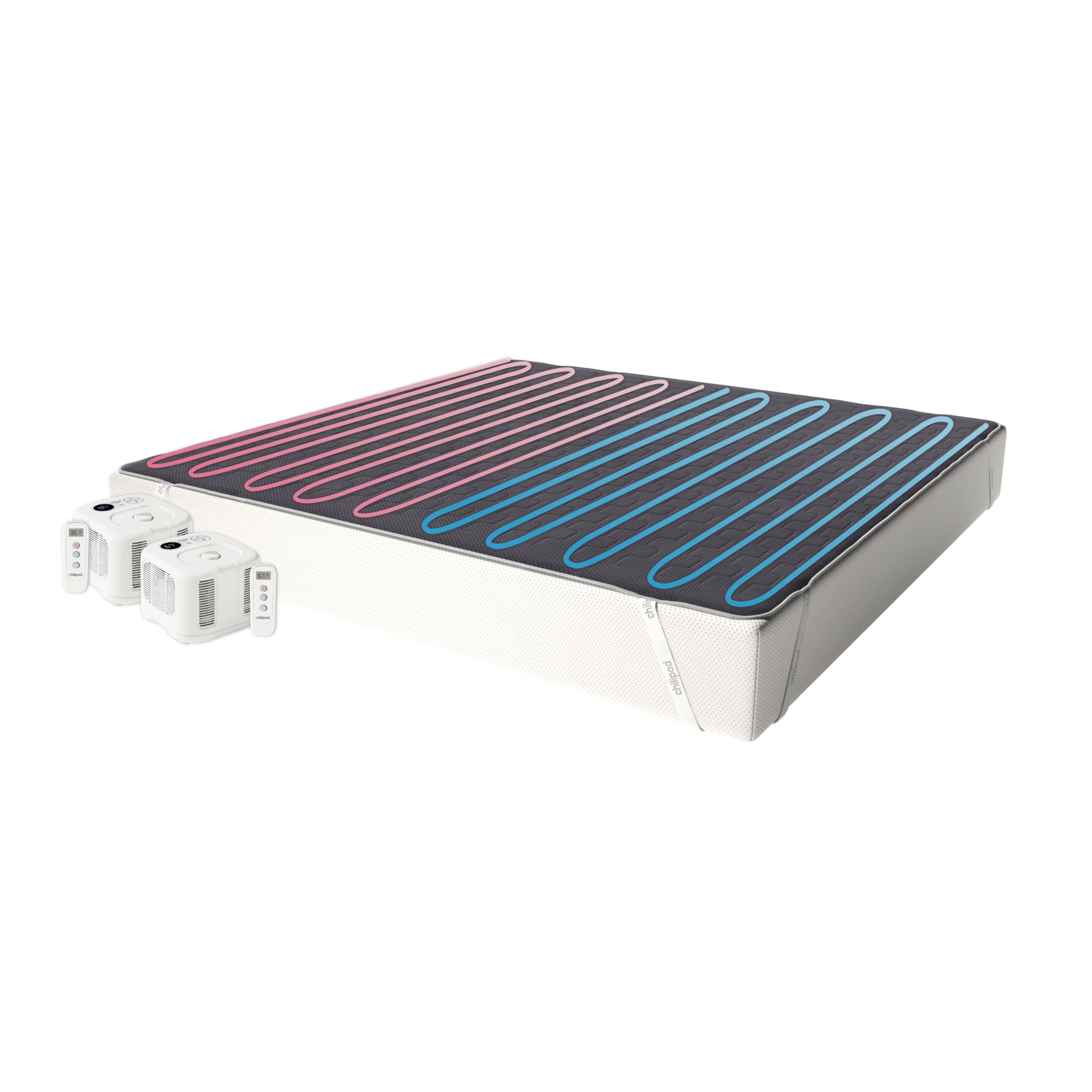 ChiliSleep Cube Sleep System - ME & WE Zones - Cooling and Heating Mattress Pad - Individual Temperature Control, Great Sleep Enhancement, Wireless Remote Integration (Cal King (84" L x 72" W))