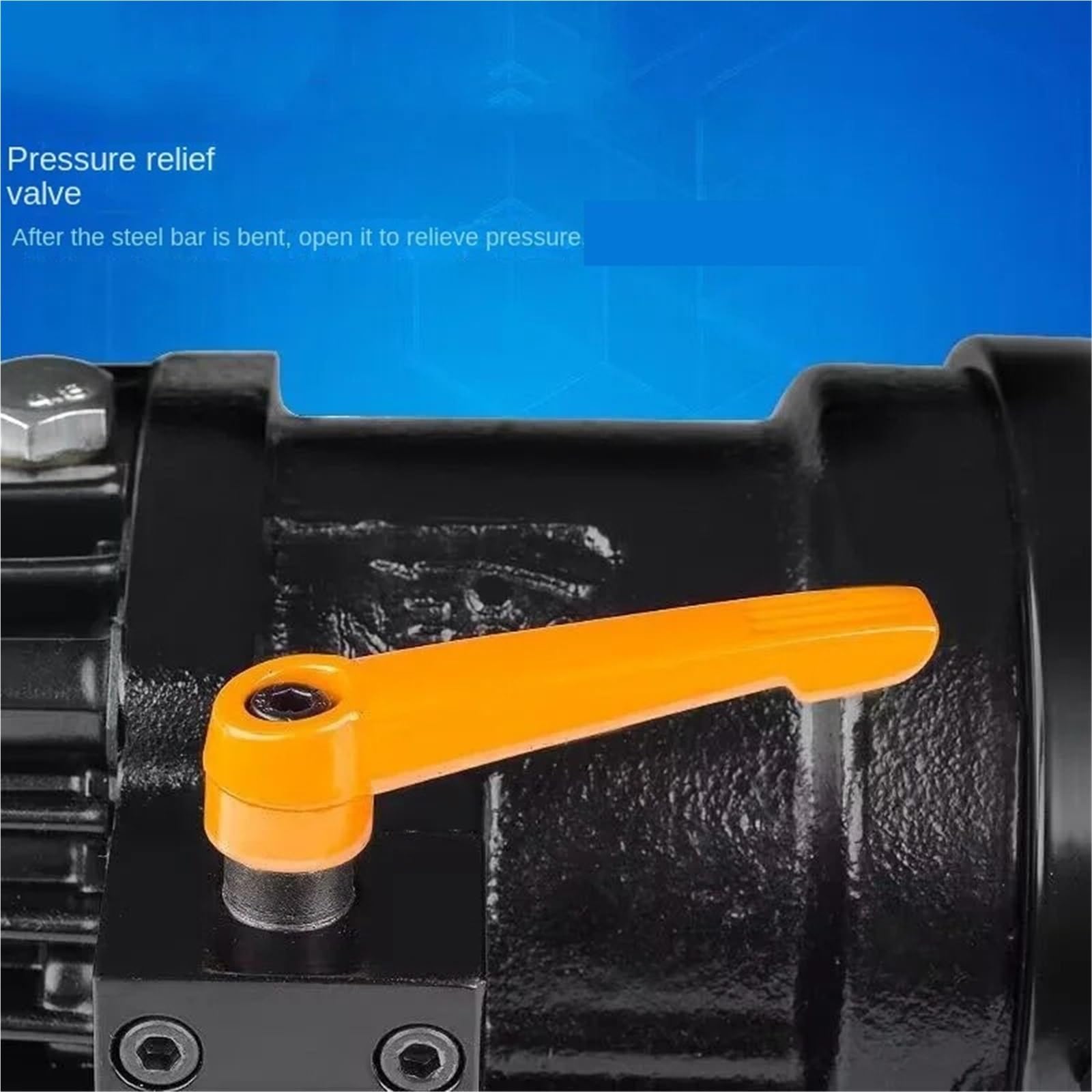 Dobladora De Varillas De Refuerzo Eléctrica HRB-16, Dobladora Hidráulica Portátil De Varillas De Refuerzo De Acero De 16 Mm For Doblar Varillas De Refuerzo Y Barras De Acero.