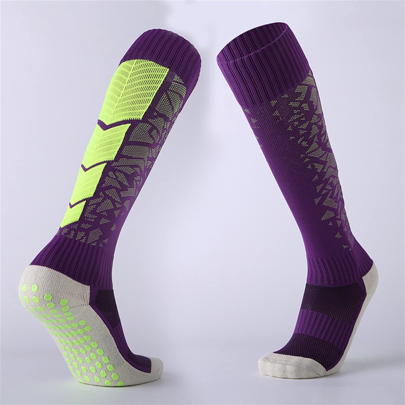 Sport Antiscivolo for Adulti Calza a Calza a Calza a Lungo stoccaggio da Ciclismo Jogging Soles in Gomma Resistente alle Usura Calzini Sportivi Calzini Sportivi