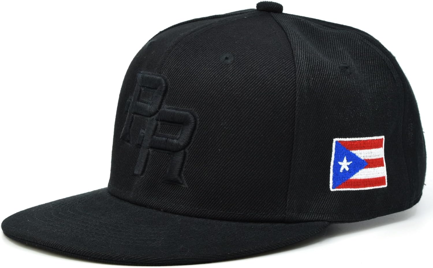 Puerto Rico Snapback Hat US Embroidery Flag 3D PR Flat Bill PR Baseball Cap