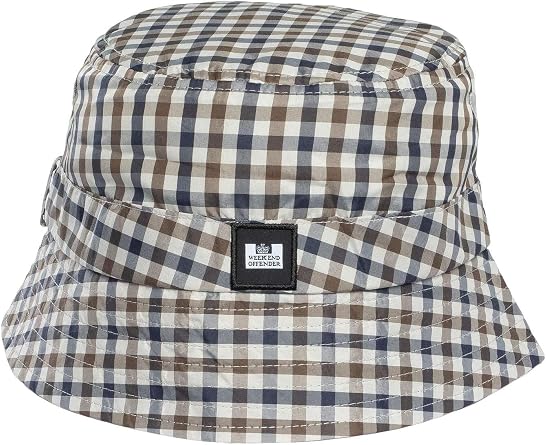 Mid House Check Queensland Bucket Hat by Weekend Offender