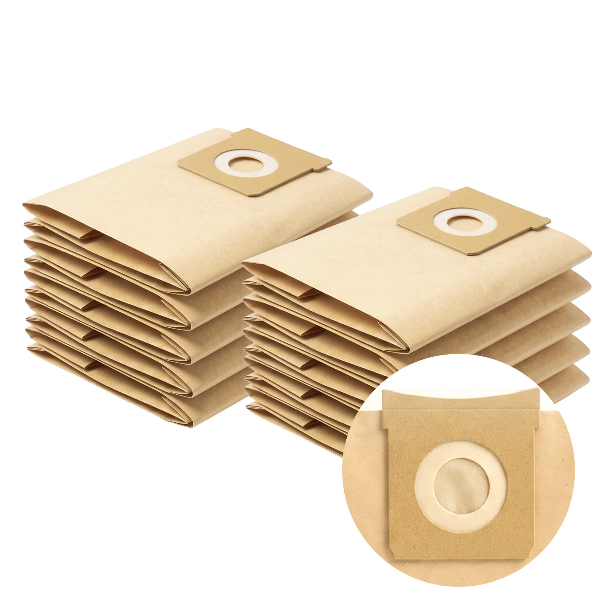 10-PACK Bags for Titan Hoover, SHUOMAO Dust Paper Bags with Rubberised Seal