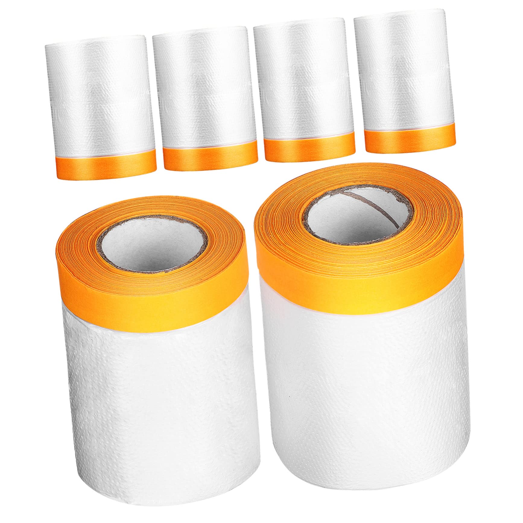 BESPORTBLE Protective Covering Films 6 Rolls Masking Tape for Floor Furniture Car Paint Mural Book Covering Tear-Resistant
