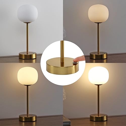 Vista 17 de JONATHAN Y JYL7108B Natalia - Lámpara de mesa LED integrada recargable de hierro bohemio de 12.25 pulgadas para dormitorio, sala de estar, oficina