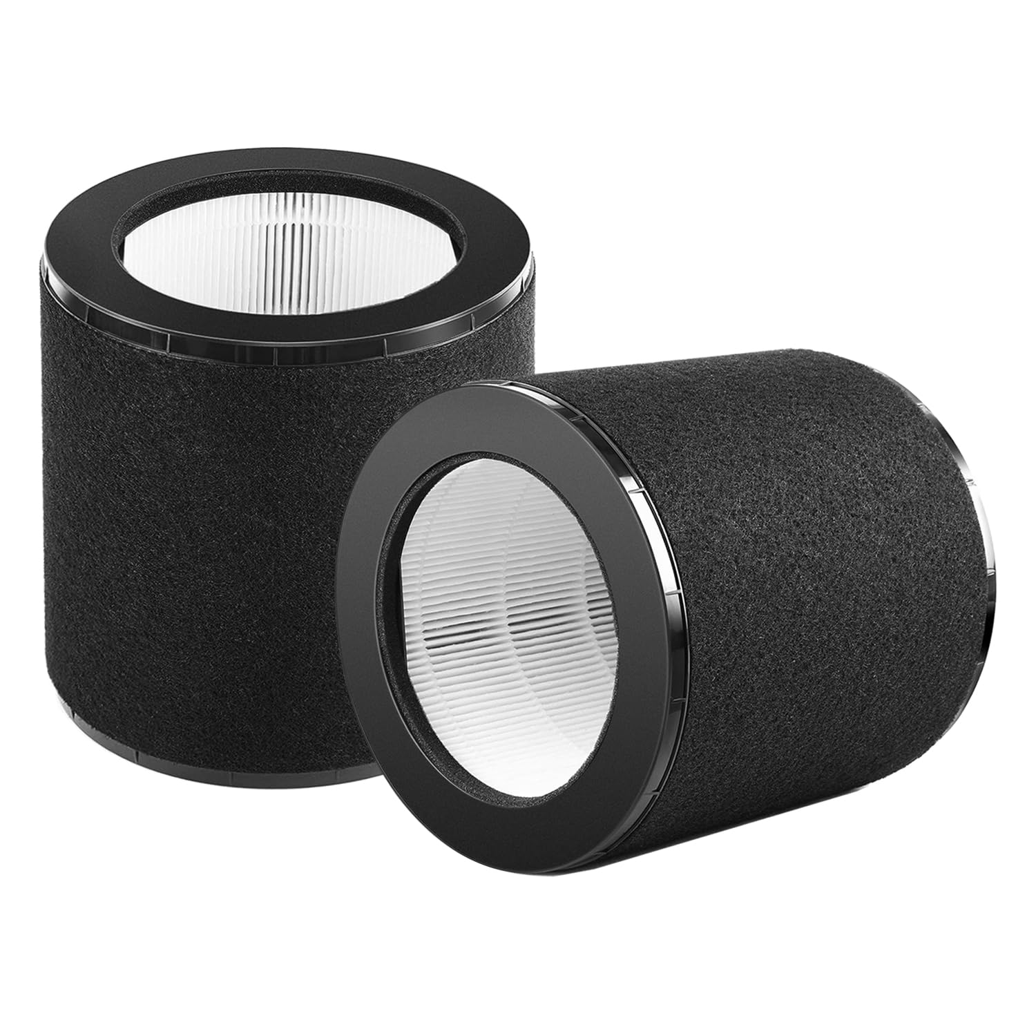 Lhari TT-AP008 Replacement Filter, Compatible with TaoTronics TT-AP008 True HEPA Air Purifier and Gukify AP008 Air Purifier, 2-Pack