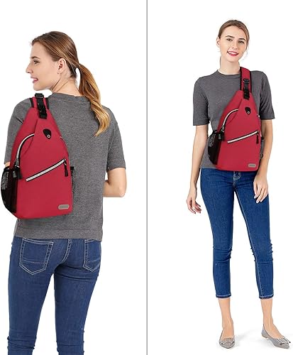 Miniatura 5 de Mosiso - Mochila bandolera multiusos, para viajes, senderismo, etc.