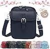 Forcipower Crossbody Bag, Urvashi Crossbody Bag, Vintage Leather Anti Theft Shoulder Bag with 10 Card Slots