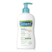Vista 1 de Cetaphil Loción diaria para bebés con caléndula orgánica vitamina E aceites de almendras dulces y girasol 135 onzas líquidas