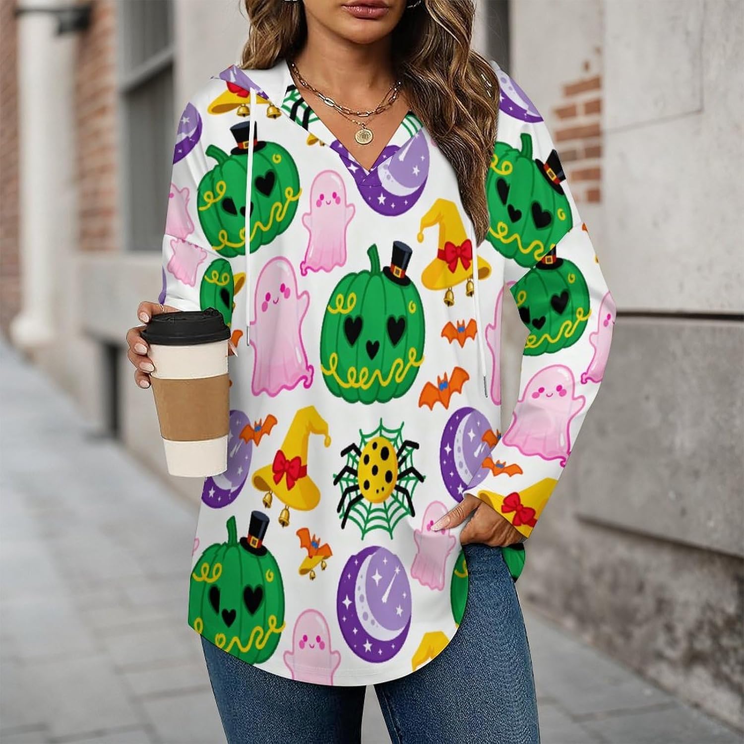 Women Fashion Tops Hoodies for Women Pullover Sweatshirts Casual Long SLeeve Shirts Loose Lightweight Workout