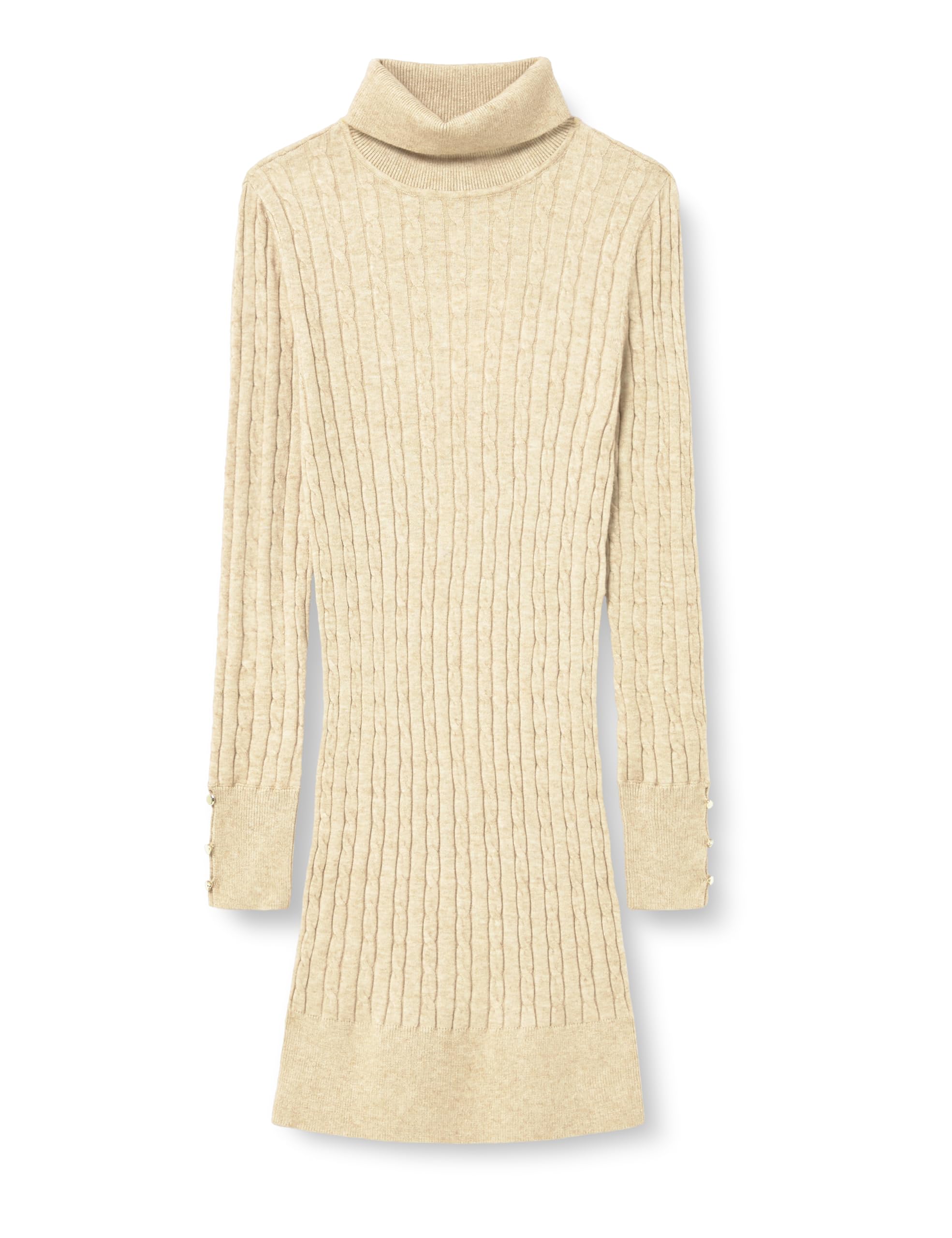 ONLY Damen Onllouis Ls Rollneck Cable Dress at KNT