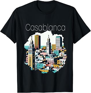 Casablanca Moroccan Seaport Costume Morocco Souvenir T-Shirt