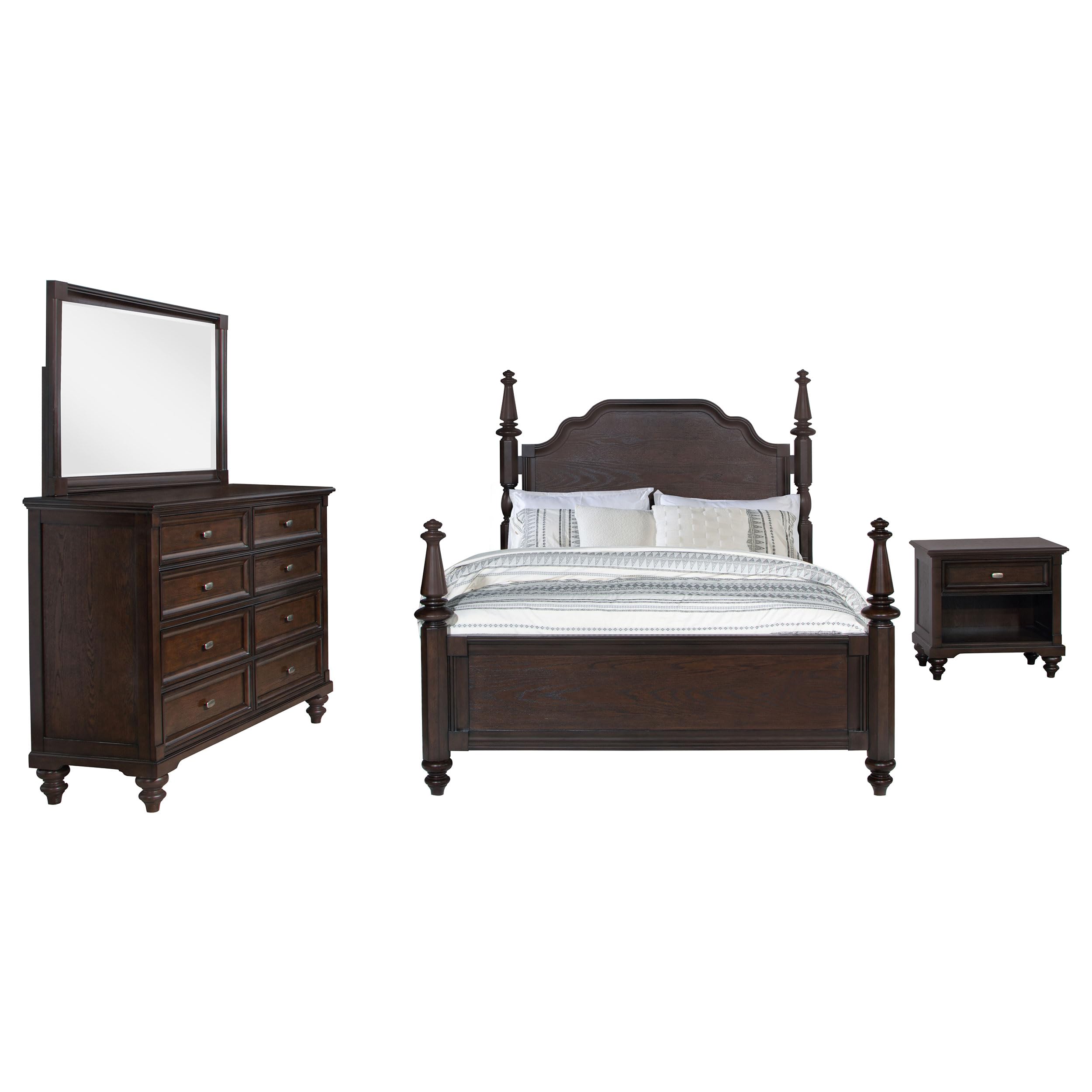 Amazon.com: Coaster Home Furnishings Andover Traditional 4-Piece display picture 1