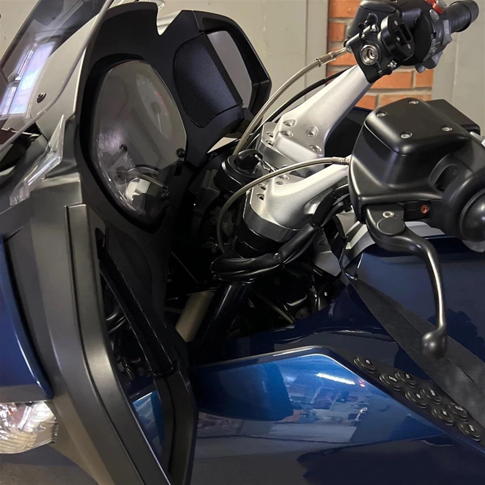 Riser Manubrio In Alluminio Per BMW R1100R, R1150RT, R1200RT, Rialzo 18 Mm, Argento, CNC, Riduce Affaticamento