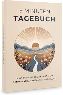 memoriecation 5 Minuten Tagebuch - Dein Journal für mehr Dankbarkeit, Achtsamkei — Empfehlung für Dankbarkeit im Alltag