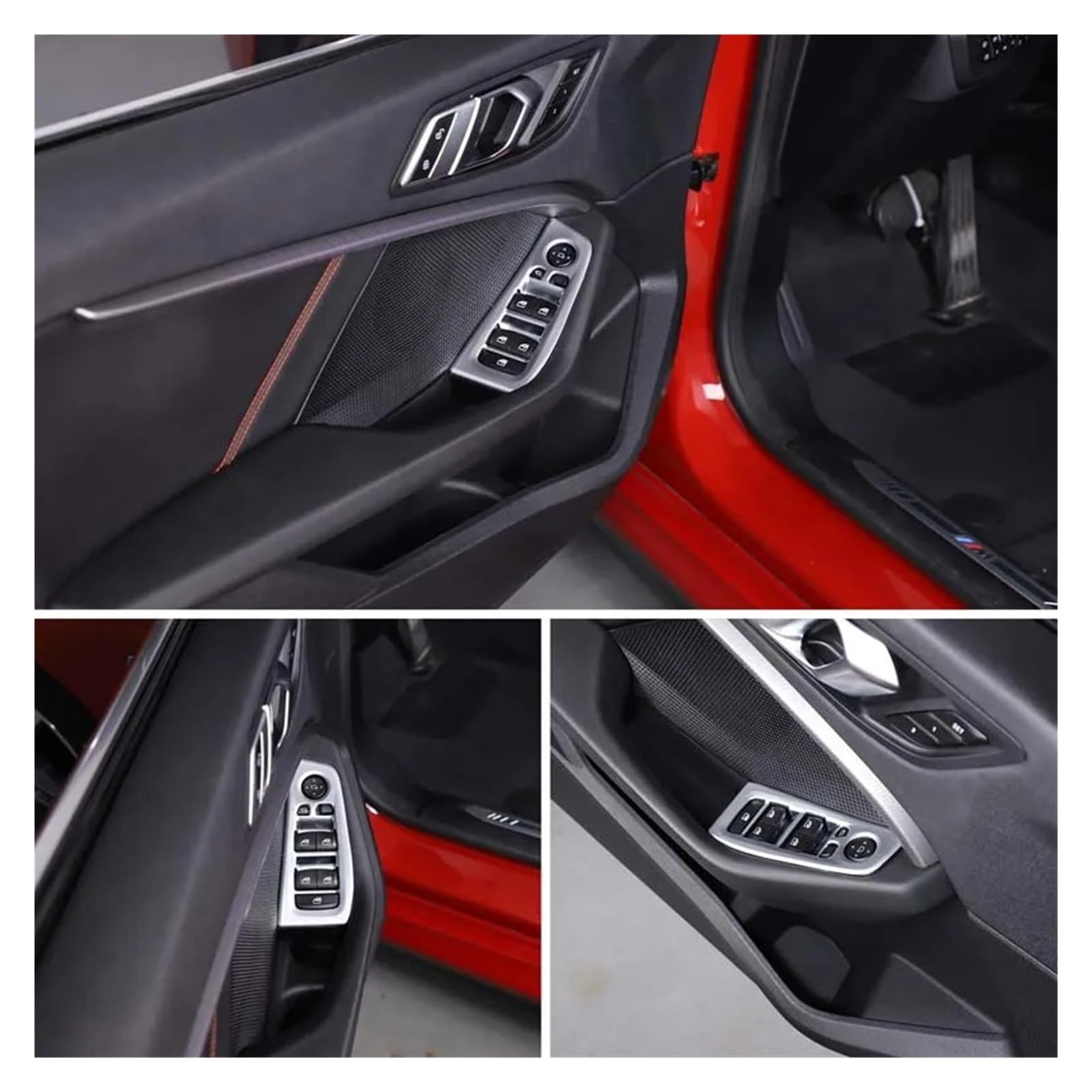 Para Serie 1/2 Para F40 Para F44 2020+ Elevador Vidrio Para Automóvil Consola Central Salida Aire Reposabrazos Caja ABS Panel Interior Automóvil