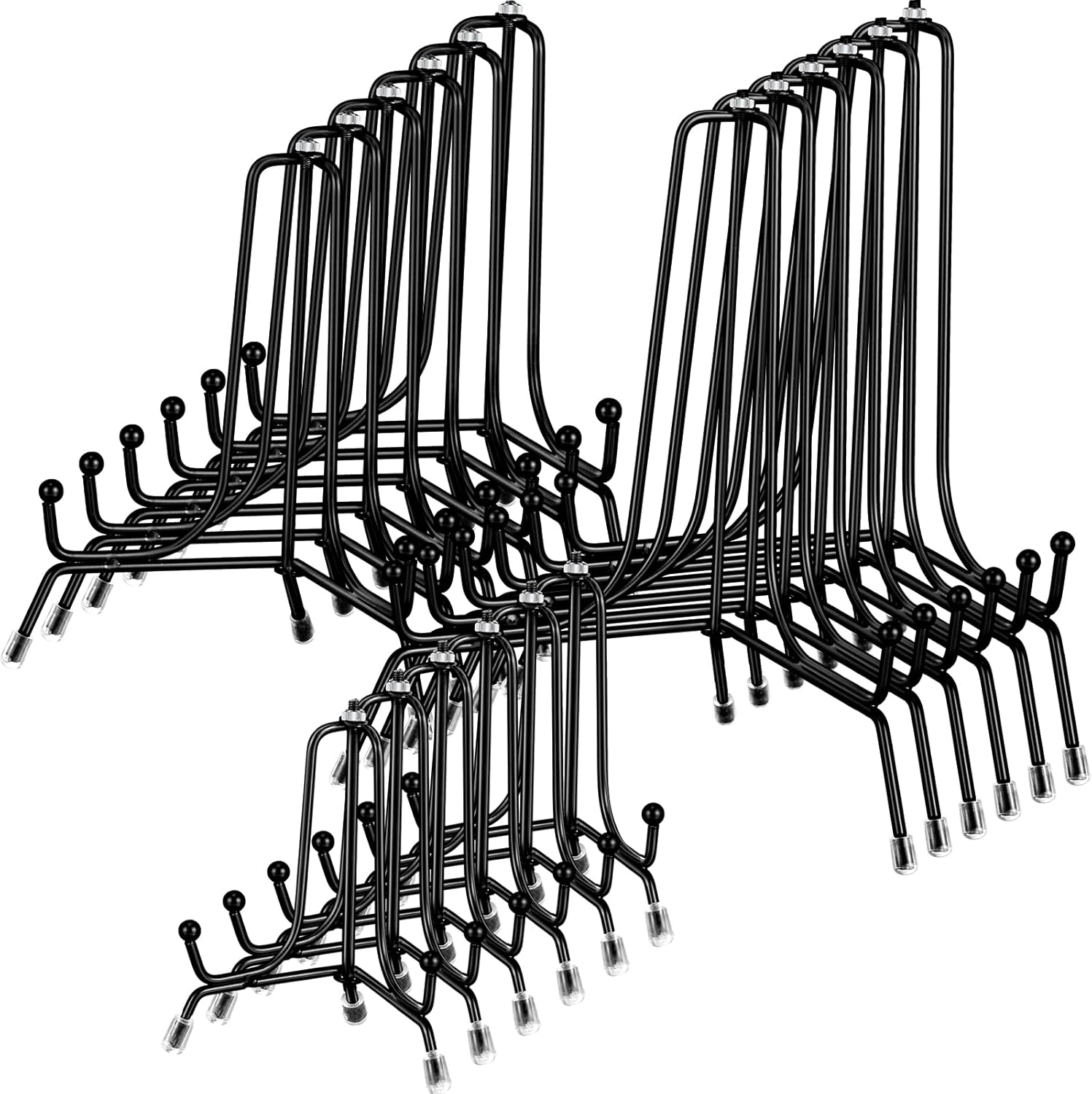 Chumia 18 Pcs Anti Slip Plate Stands for Display Plate