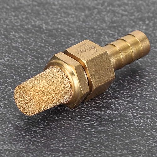 Miniatura 8 de ViaGasaFamido Acuario Piedra de aire, 0.315 in Gold Sandstone Fish Tanks Bubble Stones Difusor de aire Acuario Aumento de la Bomba de Oxígeno