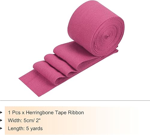 Vista 120 de PATIKIL Cinta de sarga de algodón de 3/4 pulgadas, 10 yardas, cinta de encuadernación al bies, cinta de espiga para costura, envoltura de regalos