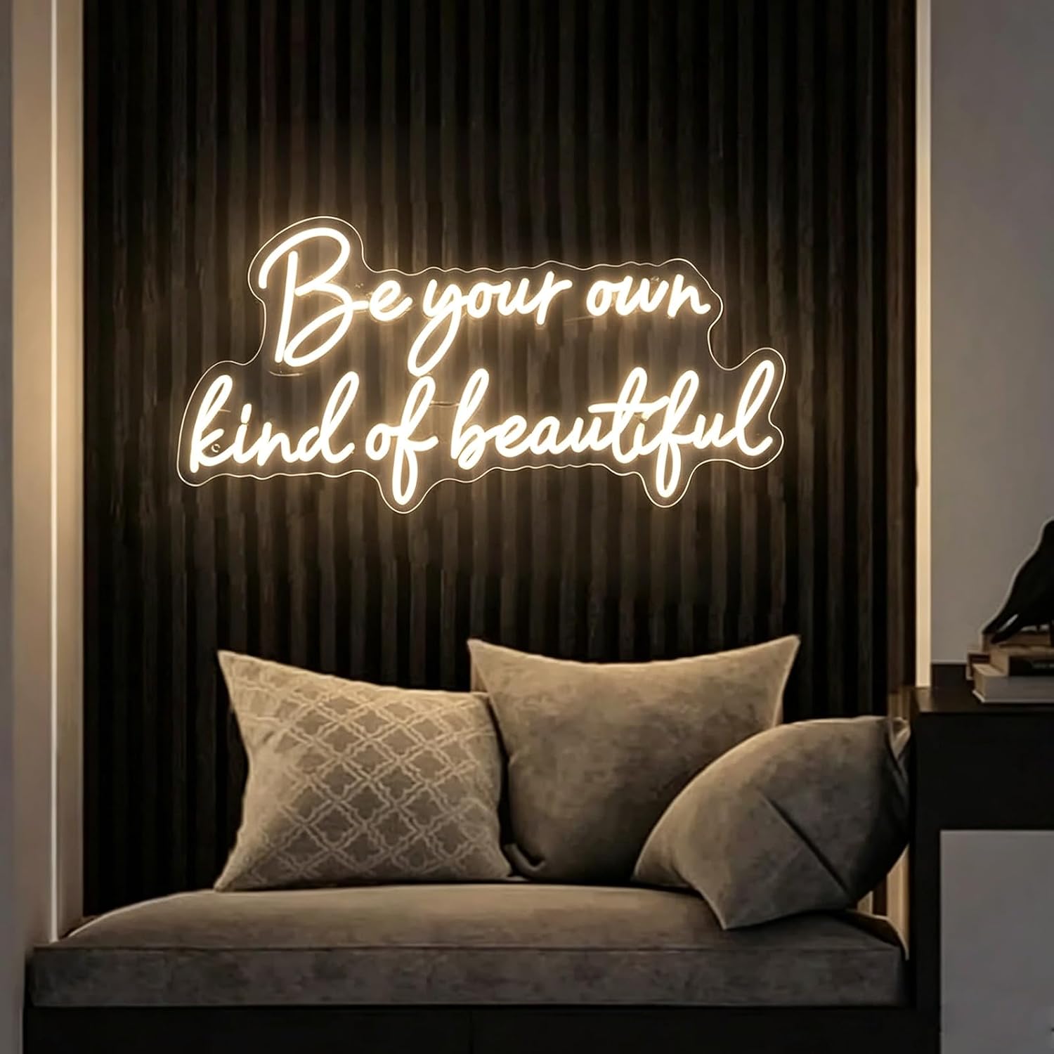 Be Your Own Kind Of Beautiful Neon Sign 28 inches Led Spa Facial Room Lights Signs Custom Wall Art Decor for Skin Care Salon Beauty Room Spa Studio Decorations
