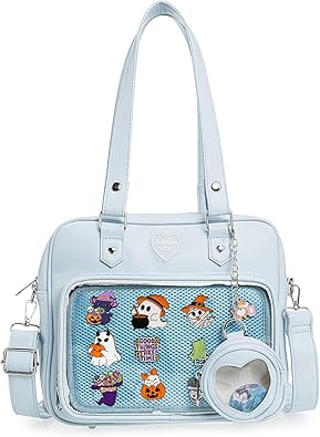 Ita Bag Crossbody Handbags Kawaii Shoulder Purse Square Backpack with Insert Anime Pins Display