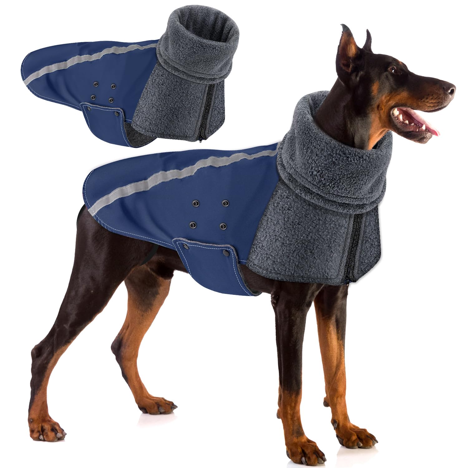 SlowTon Cappotto Per Cani Impermeabile Invernale Giacca Cane Con