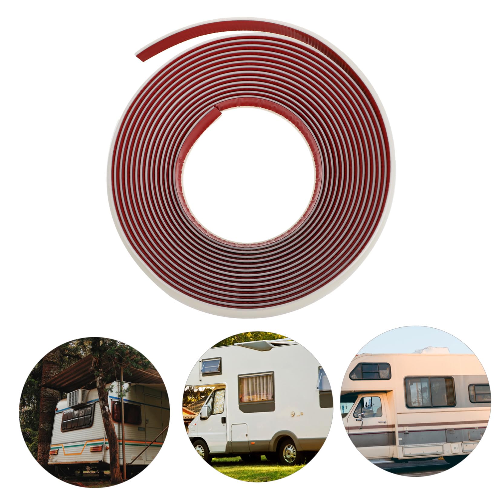 Canalones de PVC para Vehículos Recreativos y Camiones en Forma de J, Fácil Instalación y Protección para Techo, Riel de Lluvia Blanco para Autocaravanas