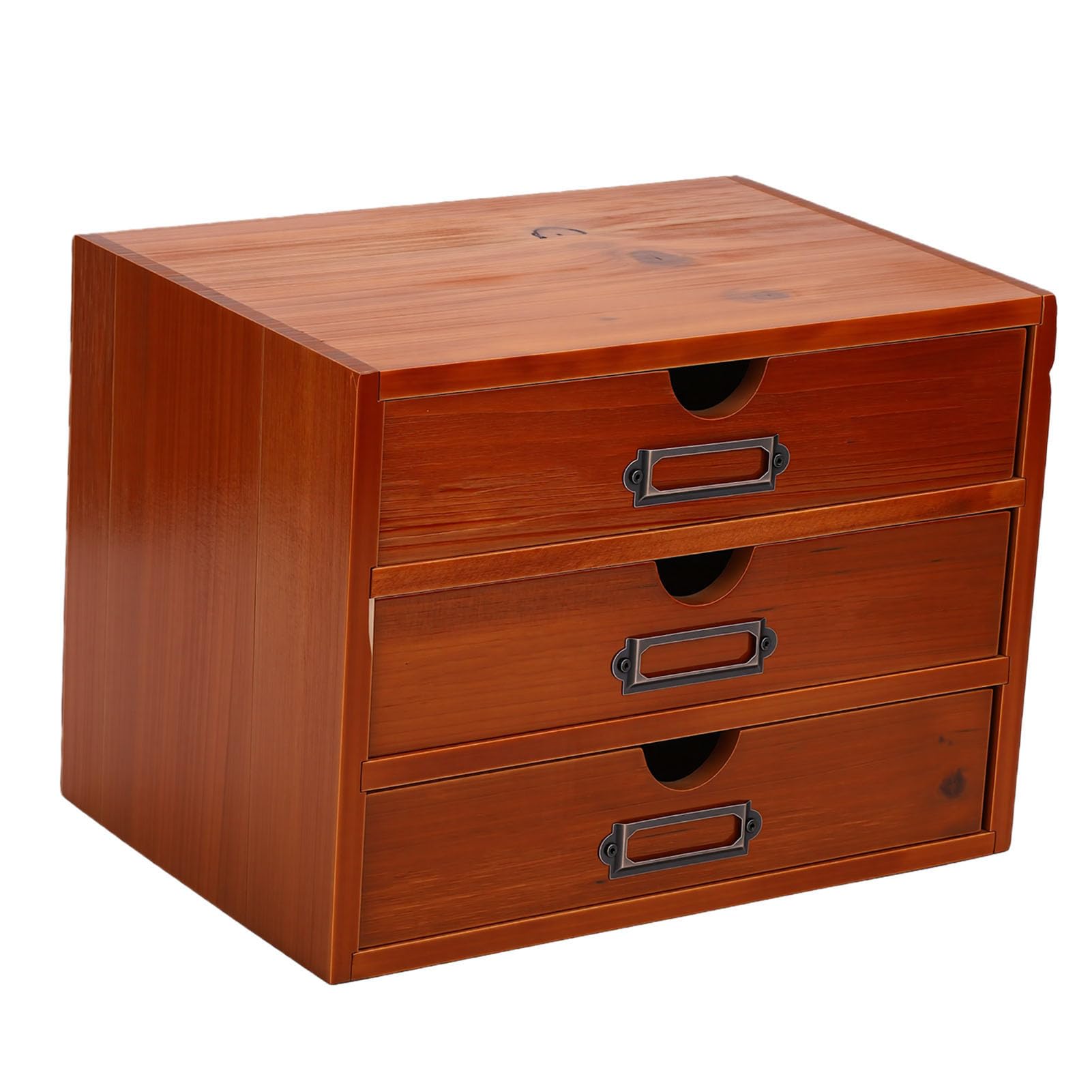 3 Schubladen Schreibtisch Organizer mit Stapelbarem Design