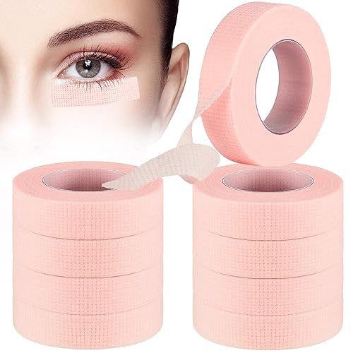 10 Rolls Eyelash Extension Tape Fabric Eyelash Tape Breathable Eyelash Grafting Tape False Eyelash Adhesive Non-woven Tape DIY Sticker for Eyelash 10 Rolls Eyelash Extension Tape Fabric Eyelash Tape Breathable Eyelash Grafting Tape False Eyelash Adhesive Non-woven Tape DIY Sticker for Eyelash