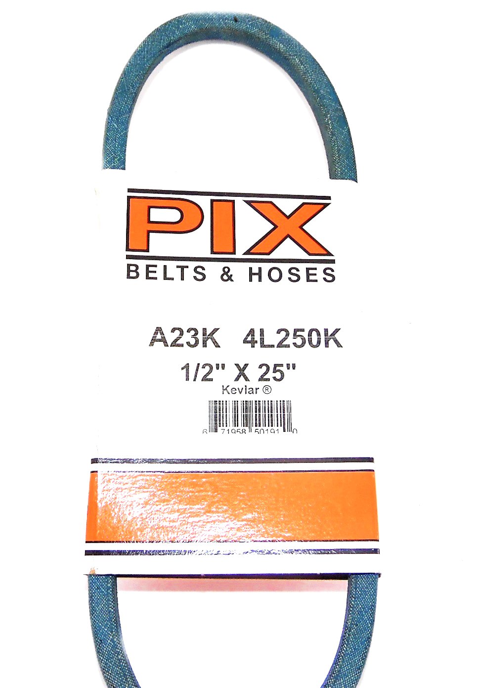 KEVLAR wrapped Industrial & Lawn Mower Belt A23K 4L250K 1/2 X 25 HEAVY DUTY --P#EWT43 65234R3FA539854