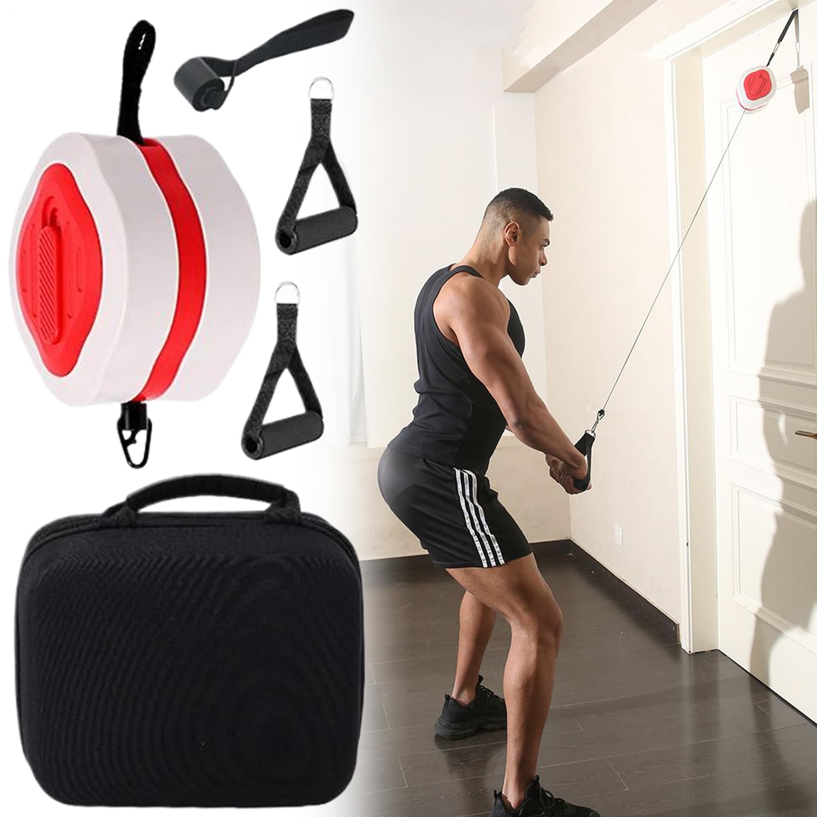 Bande Di Resistenza Con Maniglie Fasce Elastiche Antiscivolo | Attrezzatura Fitness Per Braccia Caviglie Petto Gambe Core Uomini Donne Palestra Casa Yoga