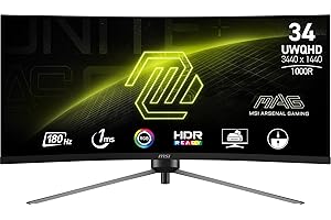 MSI Optix MAG345CQR: Immersive Gaming Experience on a 34-Inch Curved Screen