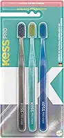 KESS Pack com 3 Escovas Dentais Pro Extra Macias