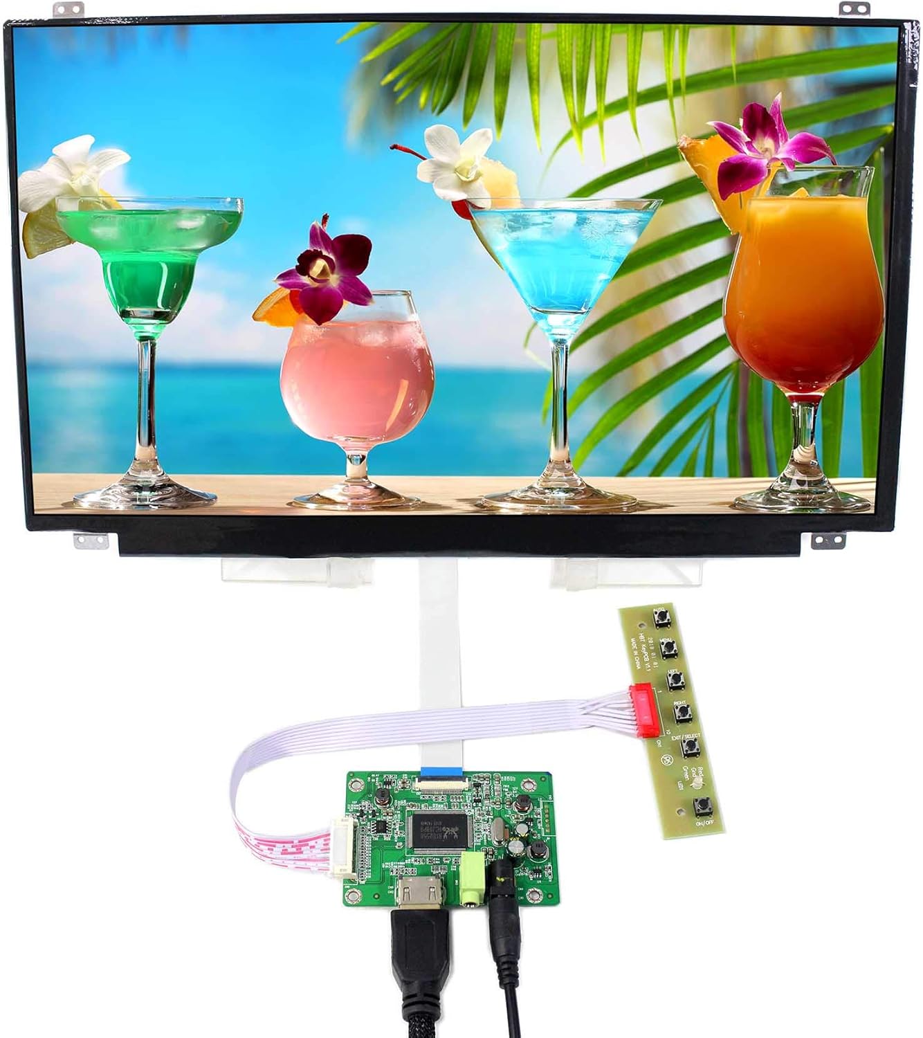 VSDISPLAY 15.6" IPS LCD Screen 15.6 inch 1920X1080 B156HAN01 with LCD Controller Board