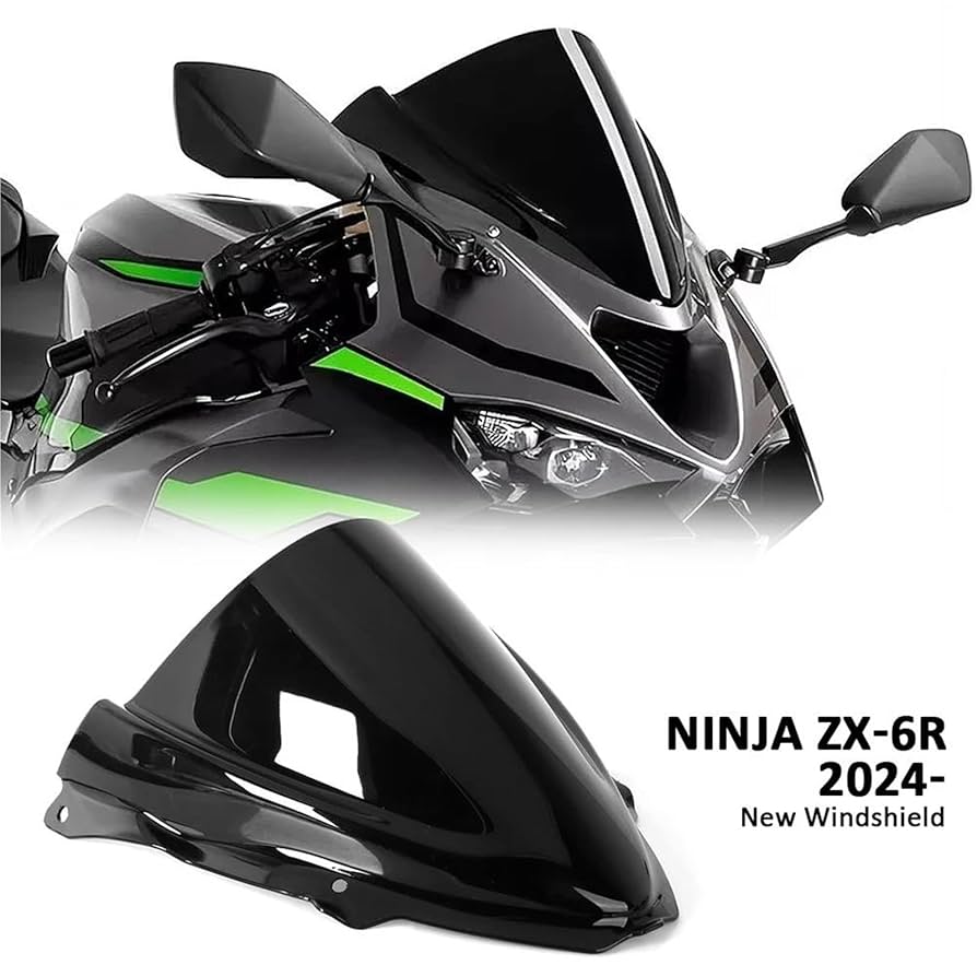 Amazon.com: Motorcycle Windshield for Kawasaki Ninja ZX6R ZX