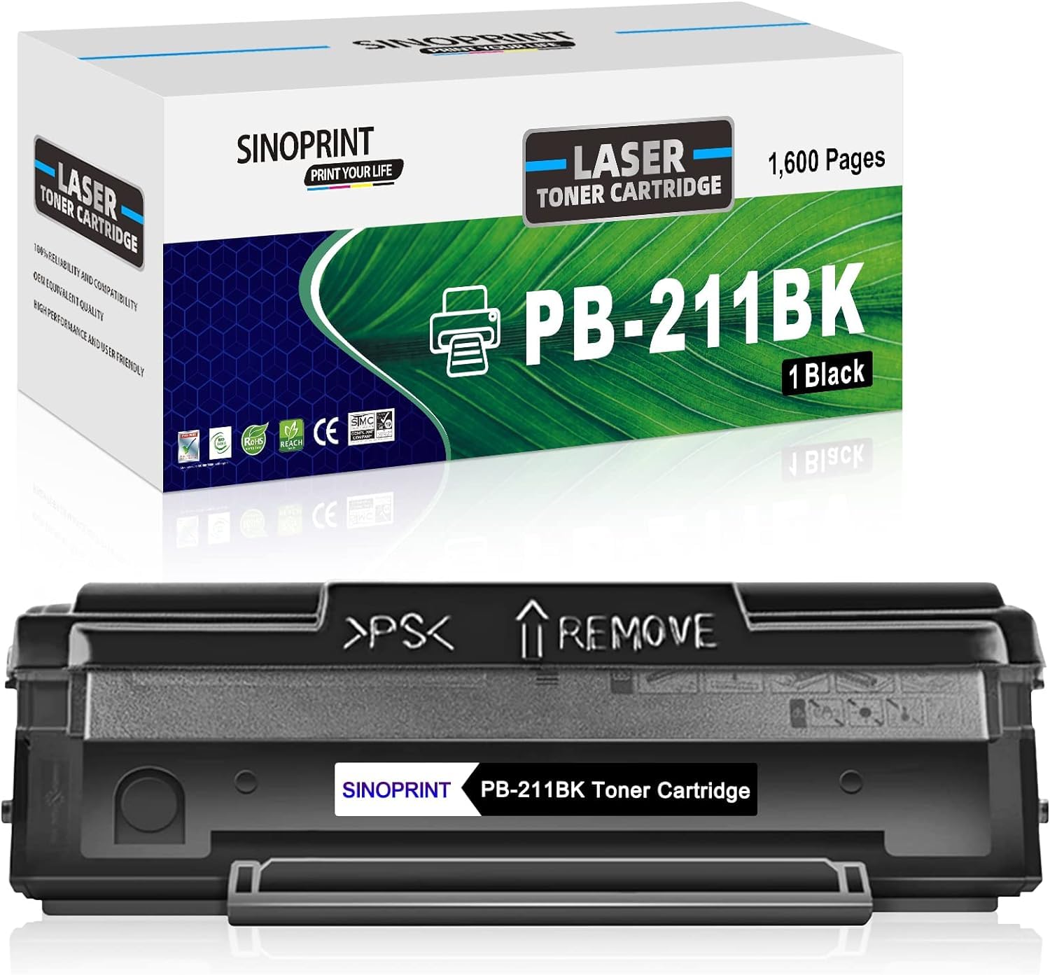 PB-211 Toner Cartridge Replacement for Pantum PB211 PB-211EV PB-210 Toner Compatible for Pantum P2502W M6552NW P2500W M6550NW M6500NW M6600NW M6602NW