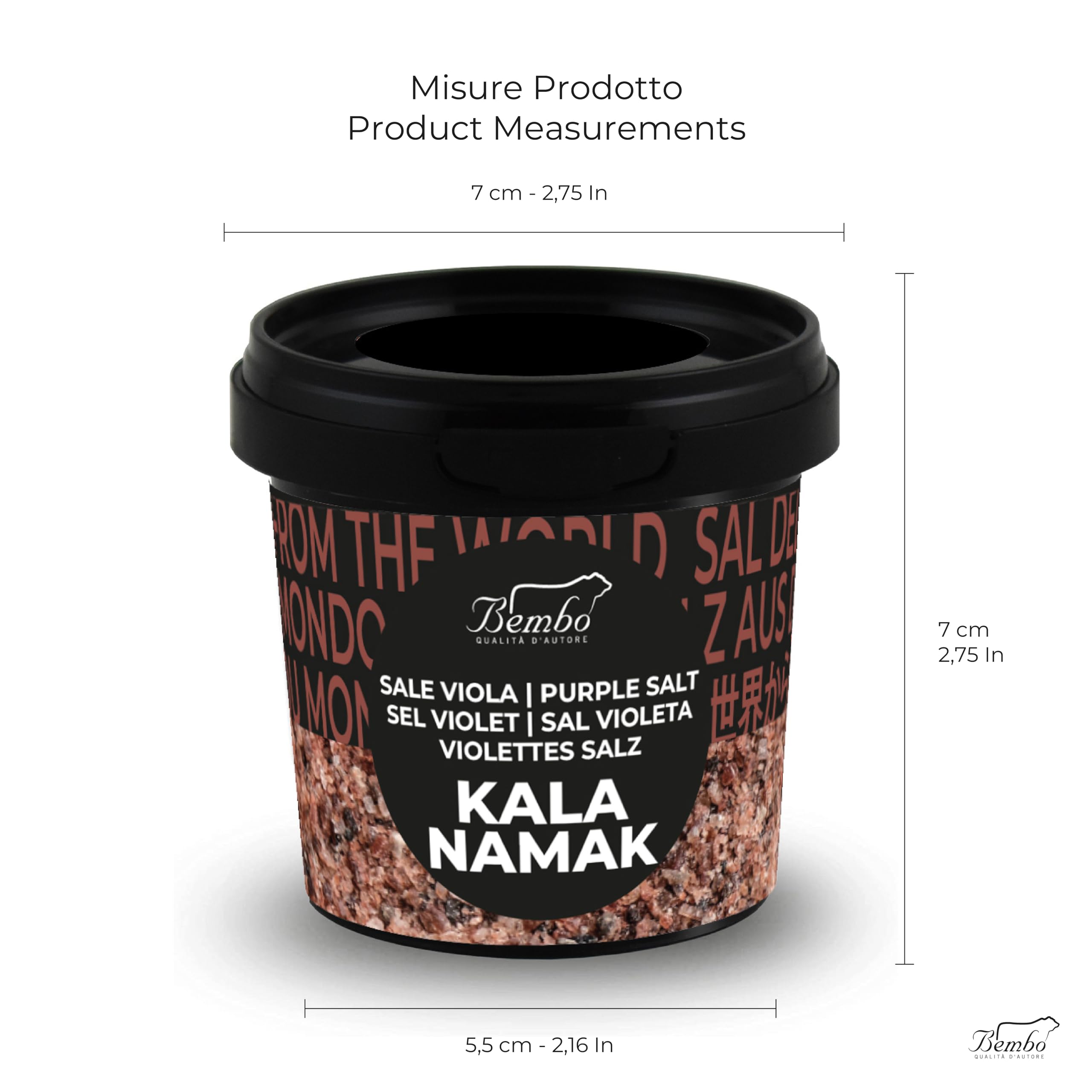 Set 6 Sali Gourmet Bembo – Selezione di Sali Pregiati dal Mondo – Idea Regalo Elegante per Cucina Raffinata