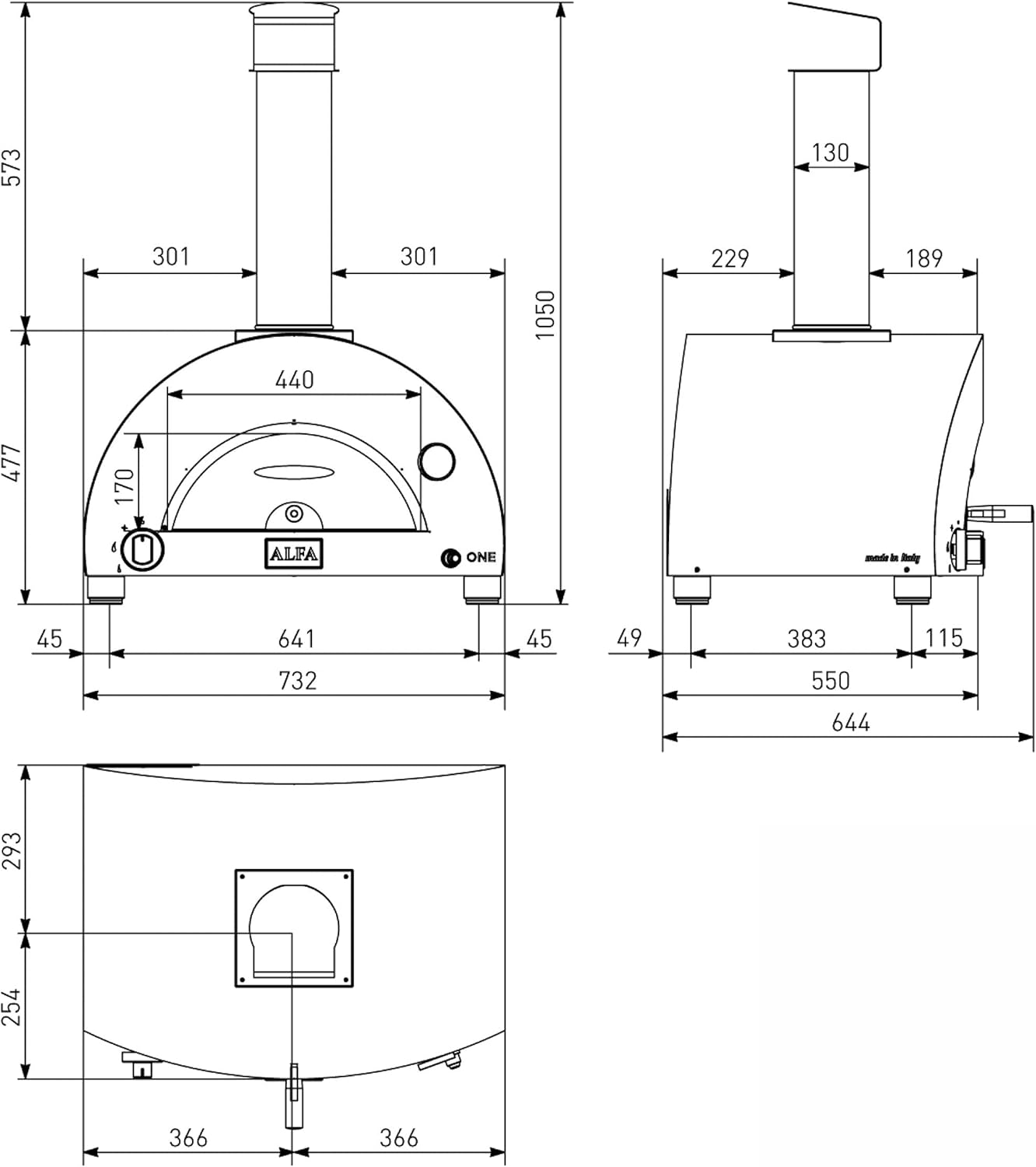 Alfa Forno a Gas One Alfa Forno a Gas One